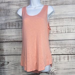 LULAROE Pink Flowy Tank Top | Medium